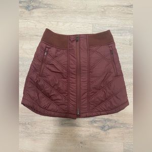 W’s PrAna Fleece Lined Skirt - Small